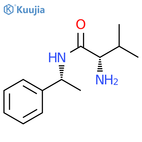 L-Valine (R)-α-phenylethylamide structure