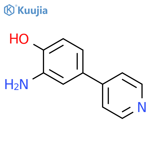 PHENOL, 2-AMINO-4-(4-PYRIDINYL)- structure