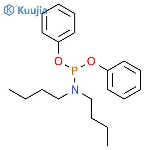 PHOSPHORAMIDOUS ACID, DIBUTYL-, DIPHENYL ESTER structure