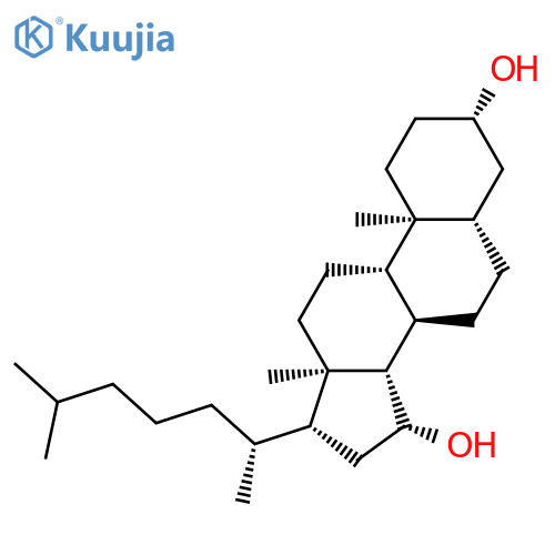 15?-Hydroxycholestane structure