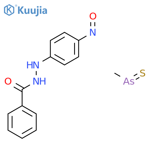 N'-(4-nitrosophenyl)benzohydrazide - methyl(thioxo)arsane (1:1) structure
