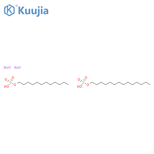 Sulfuric acid monododecyl ester sodium salt, mixt. with sodium tetradecyl sulfate structure