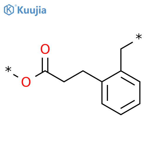 POLY[OXY(1-OXO-1,3-PROPANEDIYL)-1,2-PHENYLENEMETHYLENE] structure