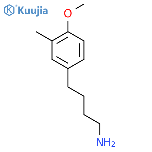 4-(4-Methoxy-3-methylphenyl)butan-1-amine structure