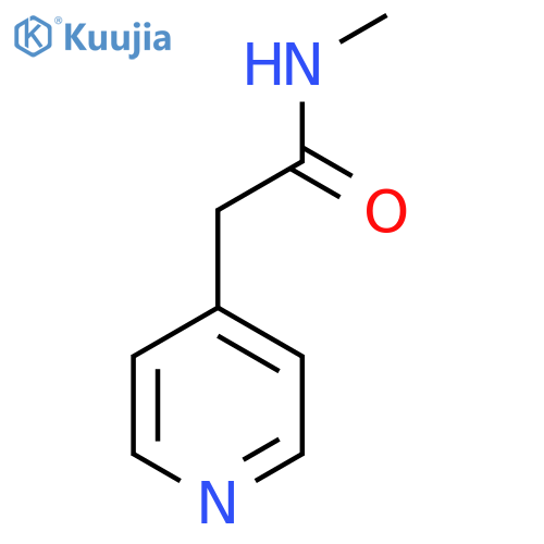 N-methyl-2-(pyridin-4-yl)acetamide structure