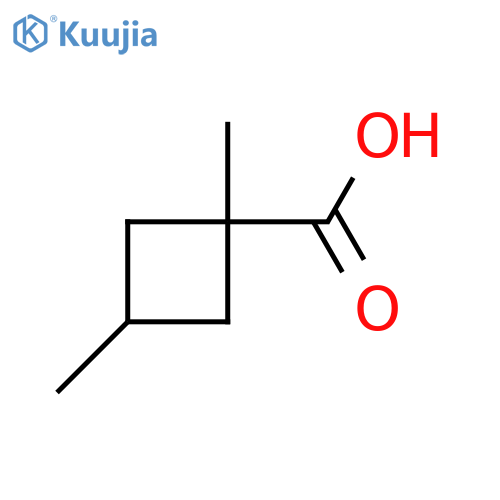 1,3-dimethylcyclobutane-1-carboxylic acid structure