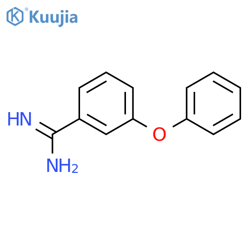 3-phenoxybenzene-1-carboximidamide structure