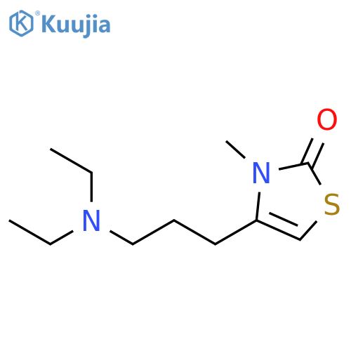 2(3H)-Thiazolone,4-[3-(diethylamino)propyl]-3-methyl- structure