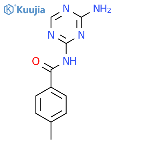 Benzamide,N-(4-amino-1,3,5-triazin-2-yl)-4-methyl- structure
