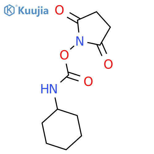 2,5-Pyrrolidinedione, 1-[[(cyclohexylamino)carbonyl]oxy]- structure