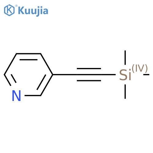 3-((Trimethylsilyl)ethynyl)pyridine structure
