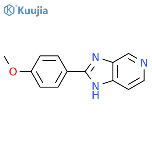 1H-Imidazo[4,5-c]pyridine, 2-(4-methoxyphenyl)- structure
