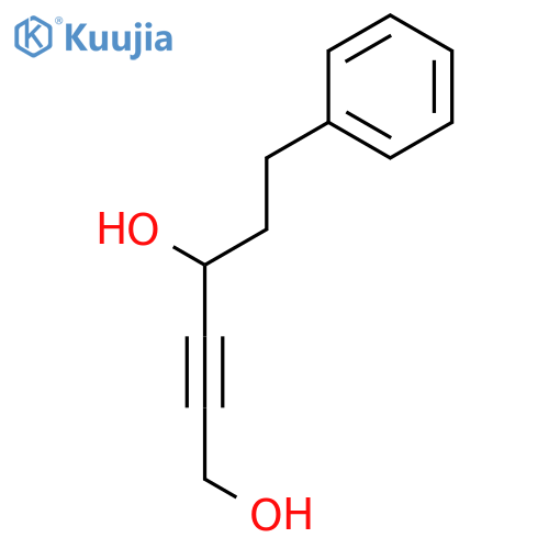 2-Hexyne-1,4-diol, 6-phenyl- structure