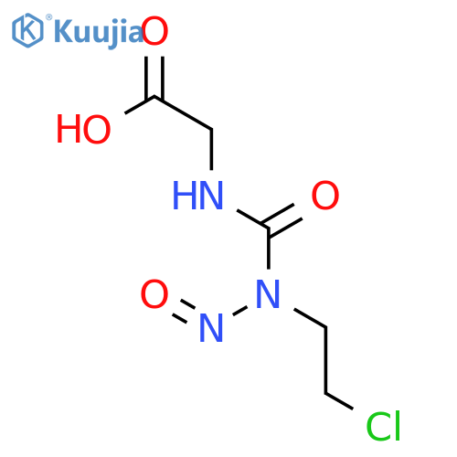 Glycine,N-[[(2-chloroethyl)nitrosoamino]carbonyl]- structure