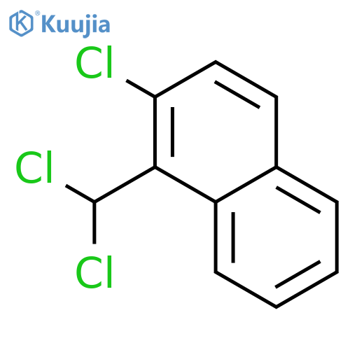Naphthalene,2-chloro-1-(dichloromethyl)- structure