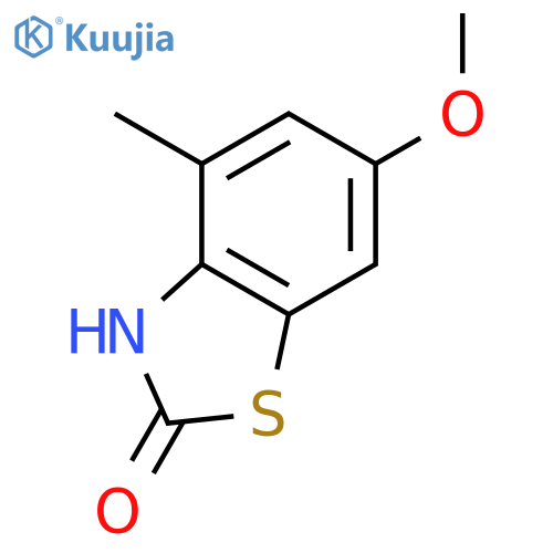 6-Methoxy-4-methyl-2(3H)-benzothiazolone structure