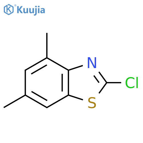 2-chloro-4,6-dimethyl-1,3-benzothiazole structure