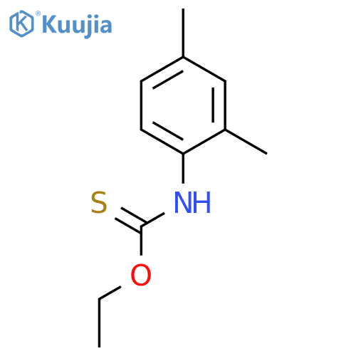 Carbamothioic acid, (2,4-dimethylphenyl)-, O-ethyl ester structure
