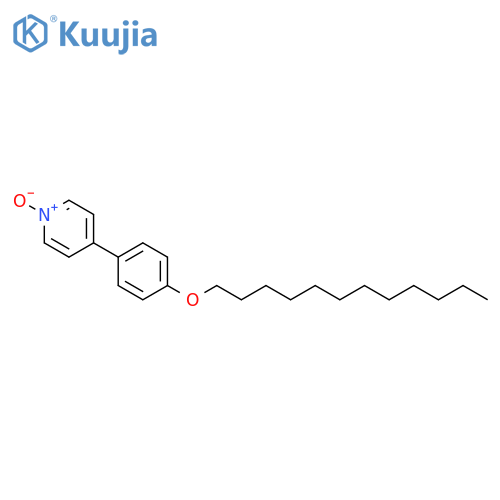 Pyridine, 4-[4-(dodecyloxy)phenyl]-, 1-oxide structure