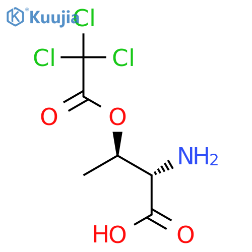 Threonine, trichloroacetate structure
