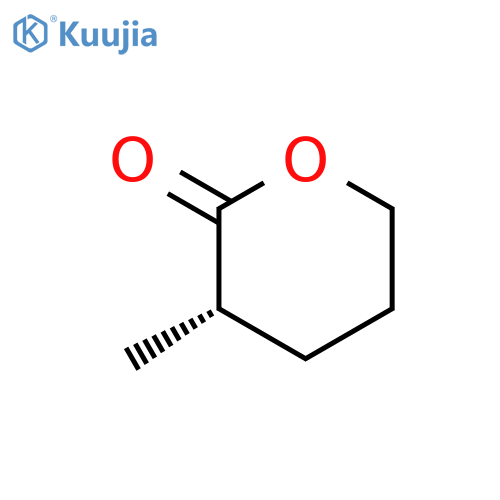 2H-PYRAN-2-ONE, TETRAHYDRO-3-METHYL-, (S)- structure
