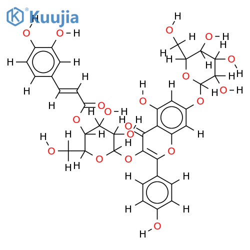 3-(O-Caffeoyl-beta-D-glucopyranoside)-Populnin structure