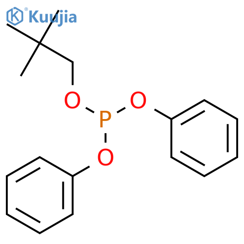 Phosphorous acid, 2,2-dimethylpropyl diphenyl ester structure