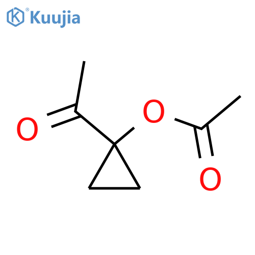 Ethanone, 1-[1-(acetyloxy)cyclopropyl]- structure