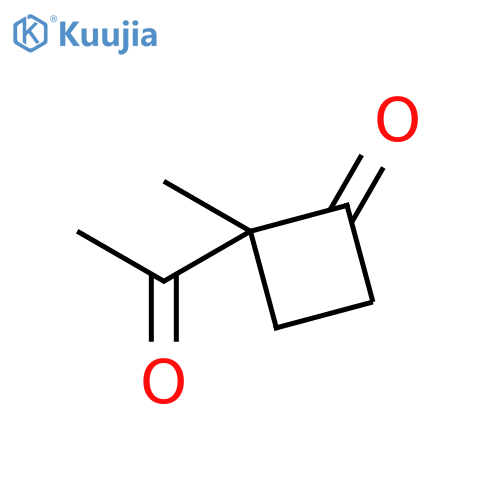 Cyclobutanone, 2-acetyl-2-methyl- structure