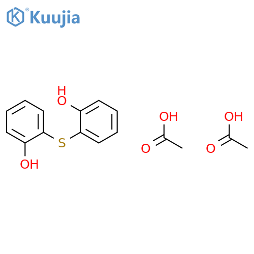 PHENOL, THIOBIS-, DIACETATE structure