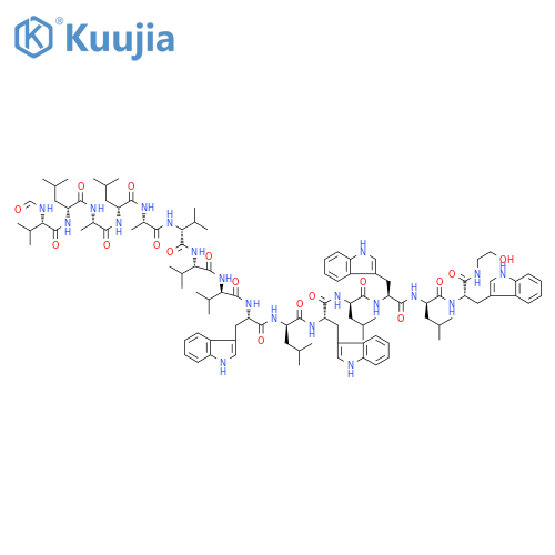 gramicidin A, Leu(2)- structure