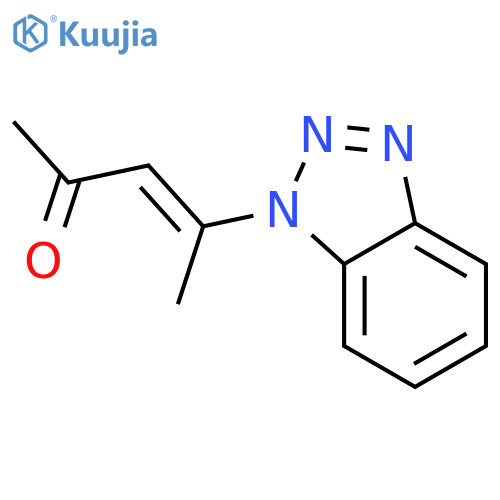 3-PENTEN-2-ONE, 4-(1H-BENZOTRIAZOL-1-YL)- structure