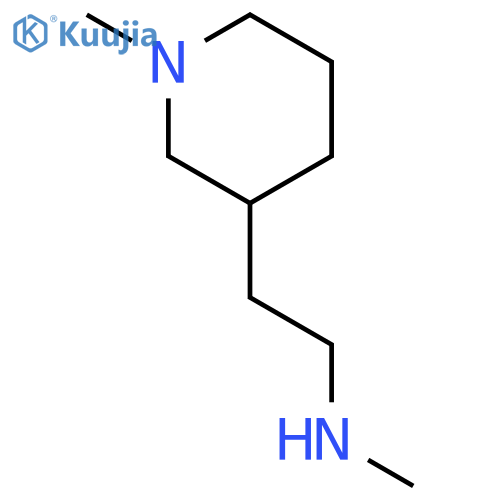 N-Methyl-2-(1-methyl-3-piperidinyl)-1-ethanamine structure