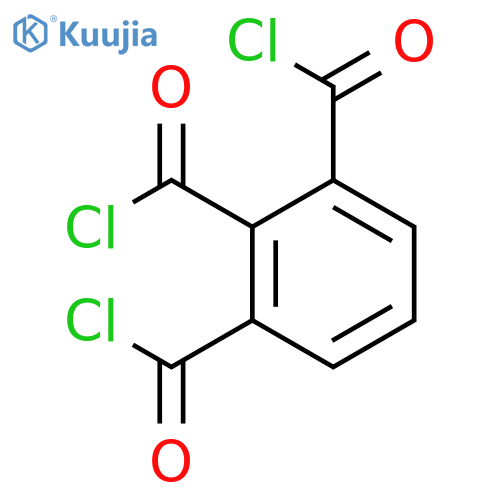 1,2,3-BENZENETRICARBONYL TRICHLORIDE structure