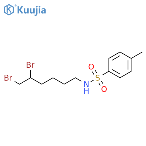 Benzenesulfonamide, N-(5,6-dibromohexyl)-4-methyl- structure