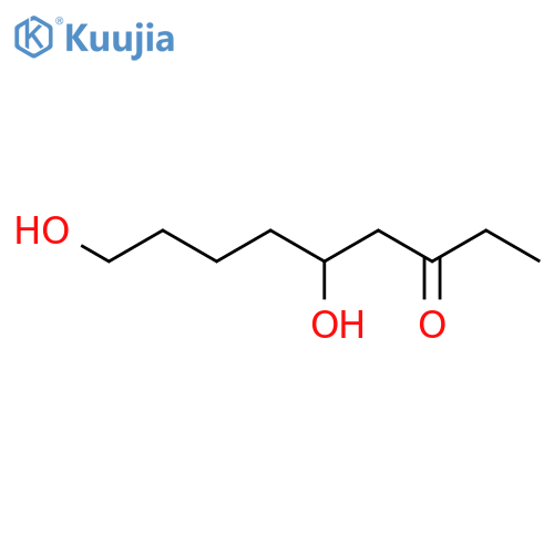 3-Nonanone, 5,9-dihydroxy- structure