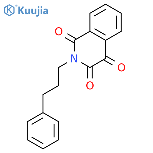 1,3,4(2H)-ISOQUINOLINETRIONE, 2-(3-PHENYLPROPYL)- structure