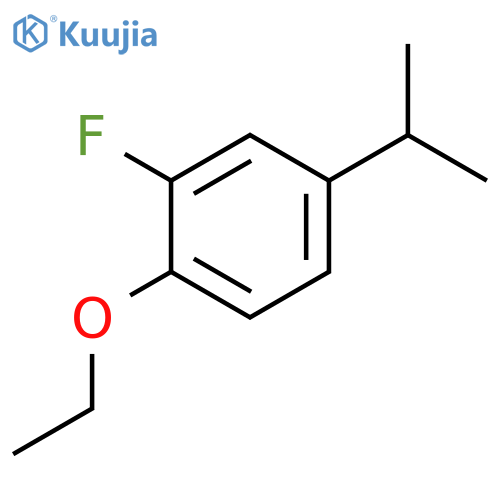 Benzene, 1-ethoxy-2-fluoro-4-(1-methylethyl)- structure