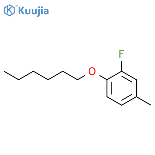 Benzene,2-fluoro-1-(hexyloxy)-4-methyl- structure
