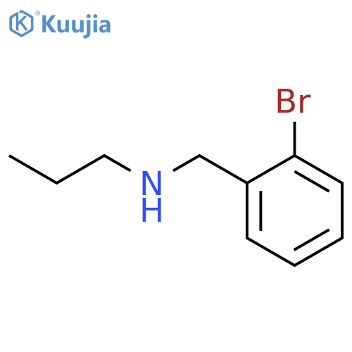(2-Bromophenyl)methyl(propyl)amine structure