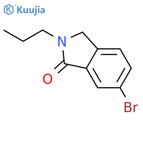 1H-Isoindol-1-one, 6-bromo-2,3-dihydro-2-propyl- structure