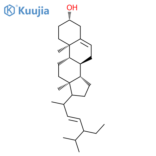 (3β,17xi,20xi,22E,24xi)-stigmasta-5,22-dien-3-ol structure