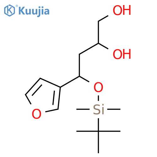 1,2-Butanediol, 4-[[(1,1-dimethylethyl)dimethylsilyl]oxy]-4-(3-furanyl)- structure