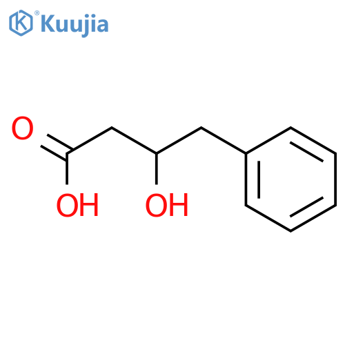 (3S)-3-hydroxy-4-phenylbutanoic acid structure