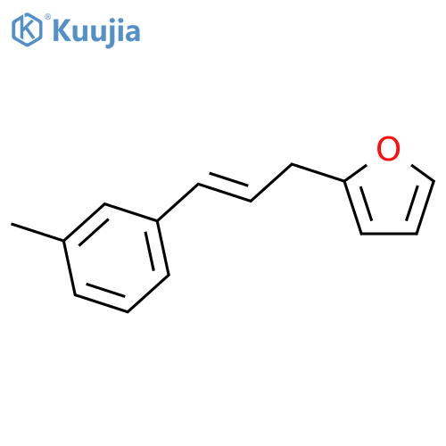 Furan, 2-[(2E)-3-(3-methylphenyl)-2-propenyl]- structure