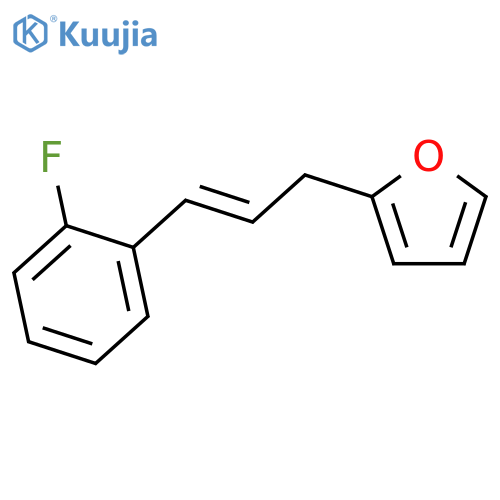 FURAN, 2-[(2E)-3-(2-FLUOROPHENYL)-2-PROPENYL]- structure