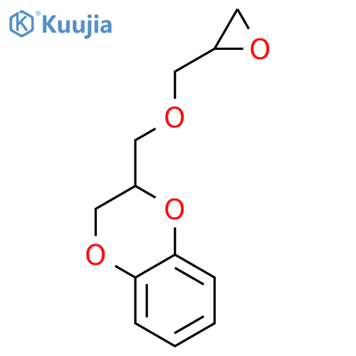 1,4-Benzodioxin, 2,3-dihydro-2-[(oxiranylmethoxy)methyl]- structure