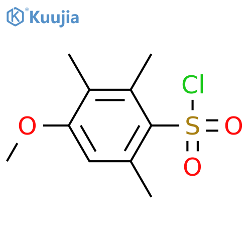 4-methoxy-2,3,6-trimethylbenzene-1-sulfonyl chloride structure