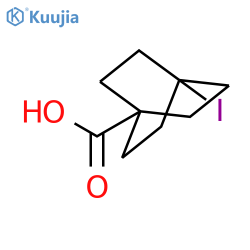 BICYCLO[2.2.2]OCTANE-1-CARBOXYLIC ACID, 4-IODO- structure