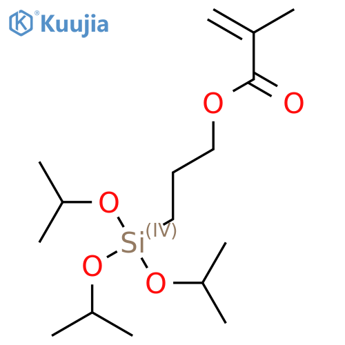 2-Propenoic acid,2-methyl-, 3-[tris(1-methylethoxy)silyl]propyl ester structure